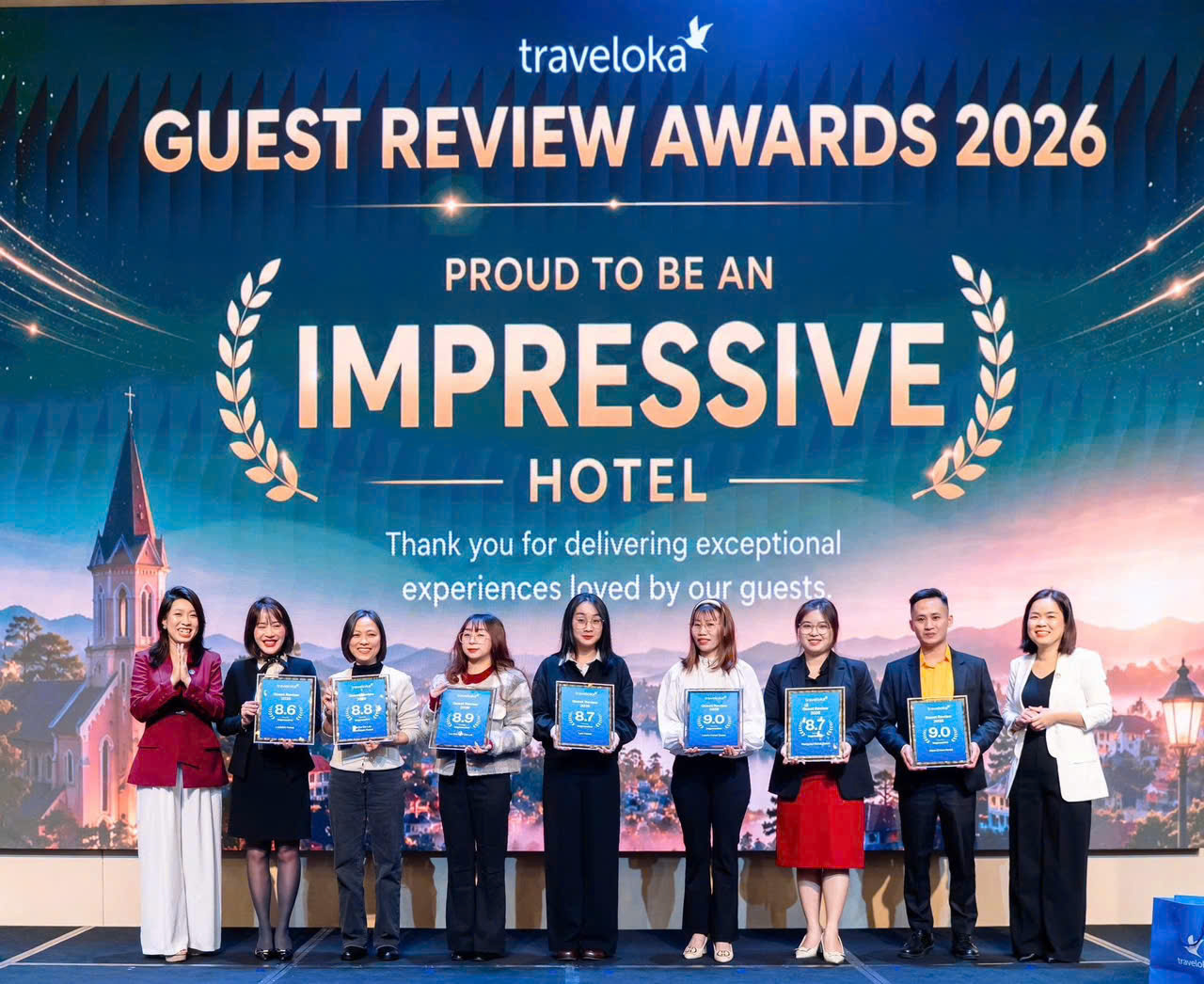 Lễ trao giải Top 100 khách sạn uy tín Traveloka — LaRita Dalat Boutique Hotel