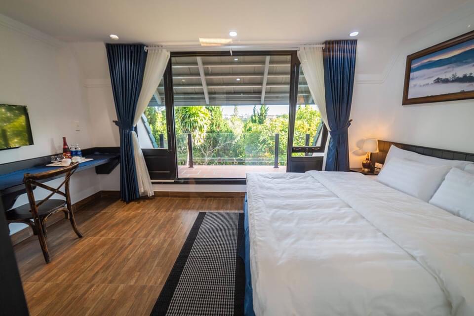 Phòng Triple Garden — ba giường, lý tưởng cho nhóm