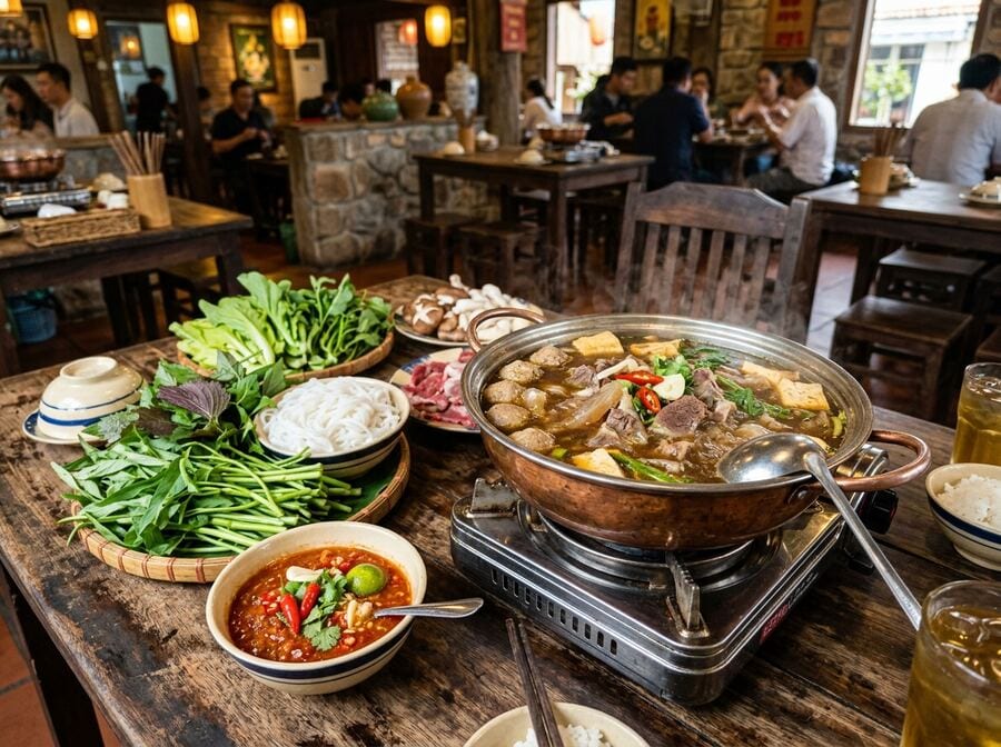 Lẩu Bò Ba Toa Nhà Gỗ